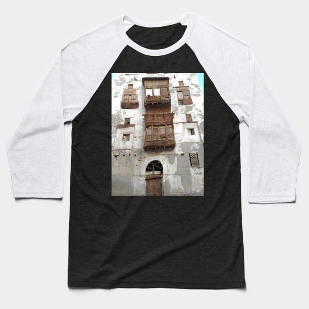 Old Jeddah Architecture Baseball T-Shirt by E-ShirtsEtc